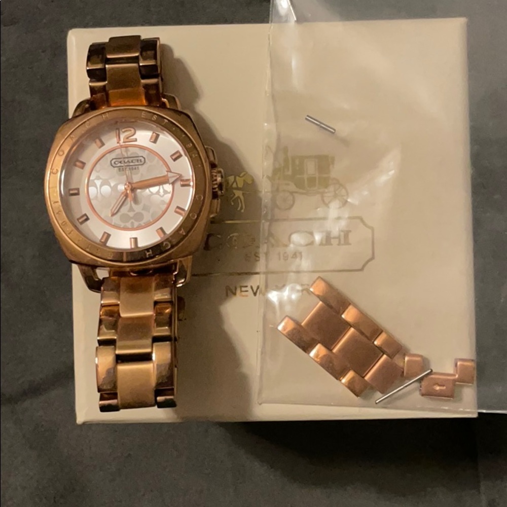 Coach Rose Gold Watch